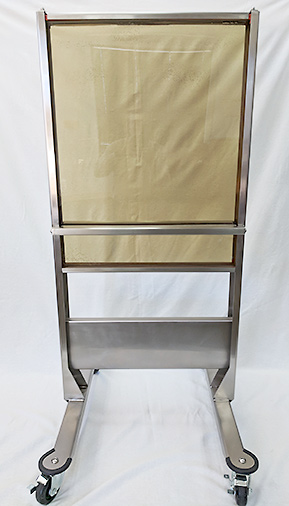 Transparent-Radiation Shield-Rolling-Rack