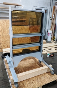 Rolling Clear Radiation Shield Rolling Clear Radiation Shield