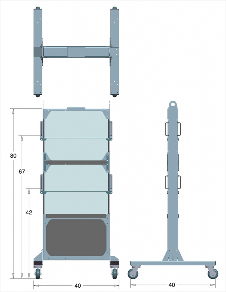 CVRS Rolling Rack Features