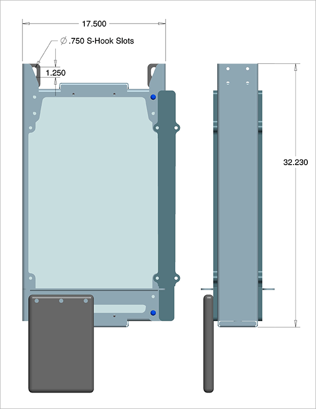 ClearView radiation Shield - Hanging