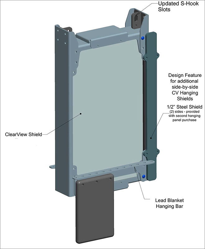 ClearView radiation Shield - Hanging