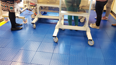 MIBG Shielded Floor Tiles